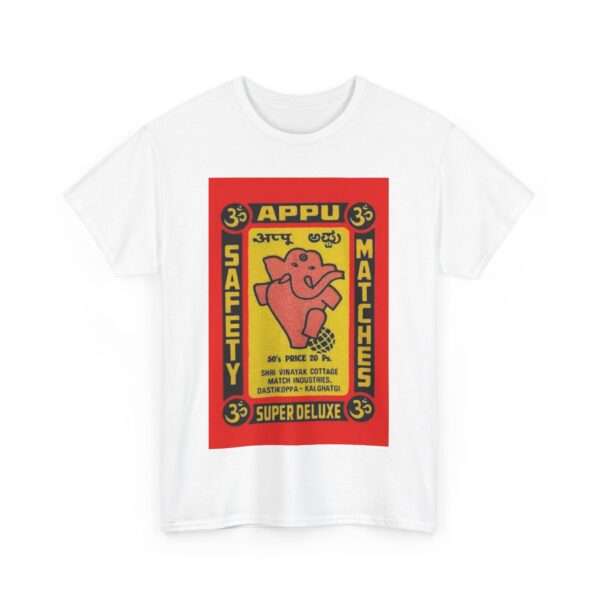 Vintage Matchbox Tee, Retro Cotton Shirt, Ideal for Festivals, Casual Wear, Unisex Graphic Tee, Gift for Him or Her - Image 5