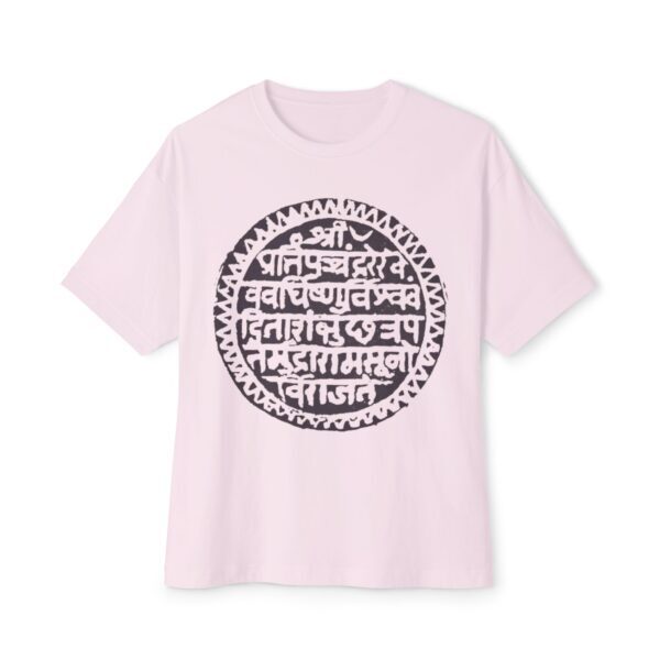 Unisex Oversized Boxy Tee with Spiritual Design, Comfortable Casual Top, Unique Gift for Yoga Lovers, Meditation Shirt, Relaxed Fit Tee - Image 5