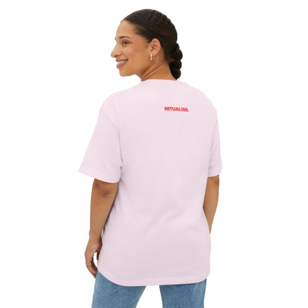 Unisex Oversized Boxy Tee with Spiritual Design, Comfortable Casual Top, Unique Gift for Yoga Lovers, Meditation Shirt, Relaxed Fit Tee - Image 8